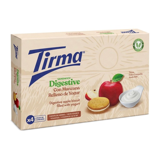 Galletas Tirma con manzana y yogur
